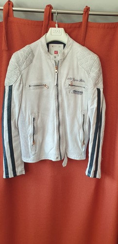 Blouson cuir moto redskins - cuir, jpn