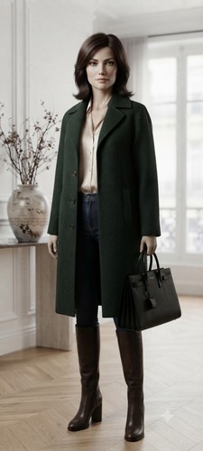 Magnifique manteau long