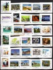Lot de 60 timbres défectueux collector/mon timbre à moi oblitérés sur fragment.