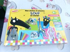 Jeu Mon atelier - Loup en voyage JOUSTRA Coffret multi-activités Auzou