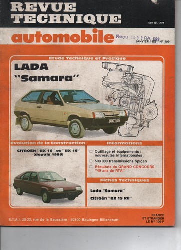 Revue technique auto - auto, lada