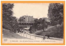 PARIS XIX° BUTTES DE CHAUMONT / PONT SECRETAN , COMMERCE & RESIDENCES début 1900