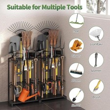 Support De Rangement Métallique Pour Outils De Jardin, Garage, Abri De Jardin,