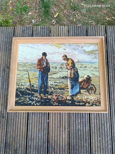 Canevas fini angélus millet - fini,,