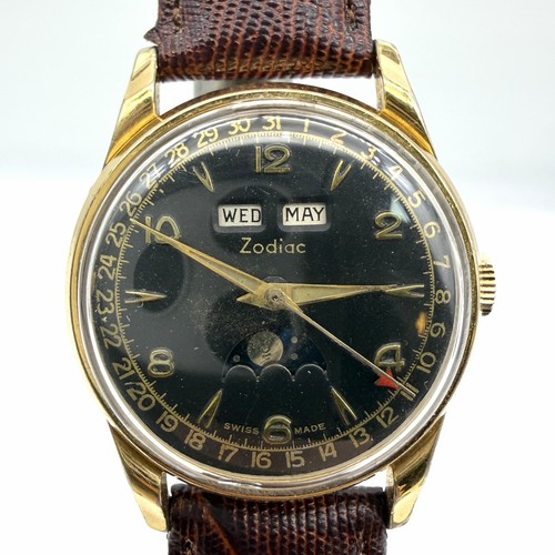 Montre zodiac vintage phases - zodiac,