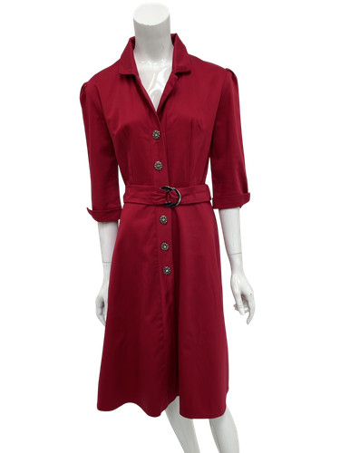 Robe chemise vintage - , coton