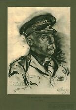 Document ancien le Maréchal French par Lucien Jonas 1915 issu de magazine