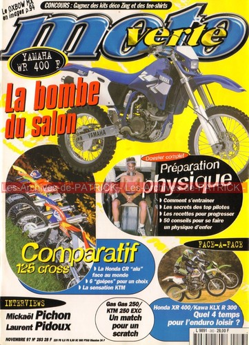 Moto verte 283 honda 400 - moto,
