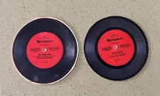 2 Disques 45 tours Vinyle carton publicité Monsavon Ne joue pas Milord