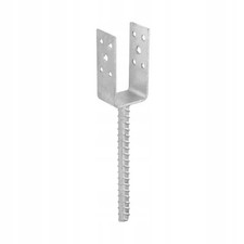 Support de poteau en U léger pied de poteau chaussure de poteau chaussure...