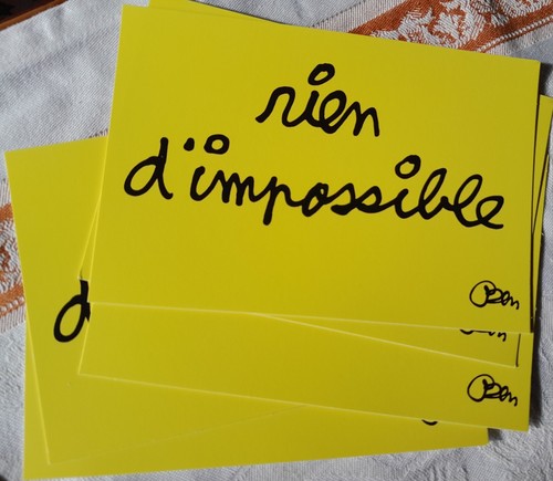 Ben vautier rien impossible - ben,