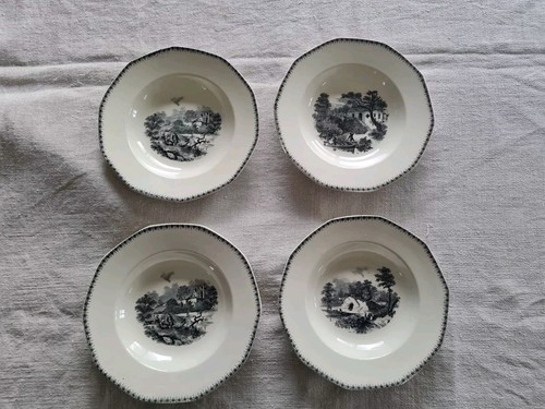 Lot assiettes creuses - de, 4