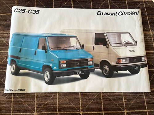 Affiche pub citroën c25 c35 - c25,
