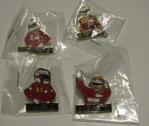 Pins pilotes senna berger - pins, senna,