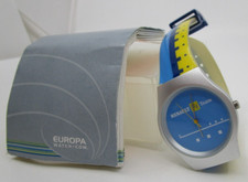 TA1361 EUROPA WATCH RENAULT F1 TEAM MONTRE QUARTZ AIGUILLES BLEU