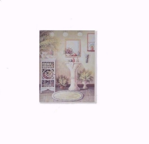 Cadre tableau bois lavabo - lavabo,