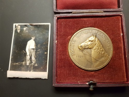 Medaille societe hippique - societe,