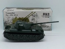 JOUET ANCIEN CHAR TANK DE GUERRE TRUPPENFLAK FLA-SFL 57-2 AVEC BOITE