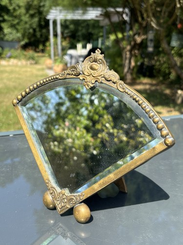 Art deco brass - deco, mirror