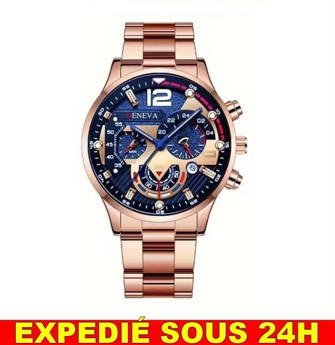Montre luxe acier - ✅,