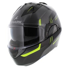 Shark EVO ES Kryd Anthracite Noir Jaune - Taille XS - Moto modulable à rabat...