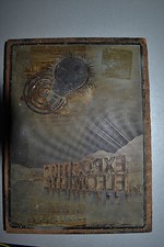 Plaque d'imprimerie en métal