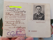 1949 carte amicales ancien - carte,