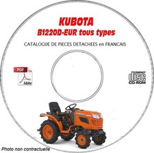 B1220D - Catalogue Pieces CDROM KUBOTA FR Expédition - --, Support - CD-ROM - D