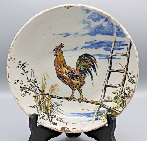 Ancienne assiette faience - ancienne, en