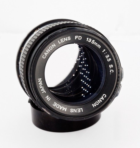 Objectif canon 135 mm - objectif,