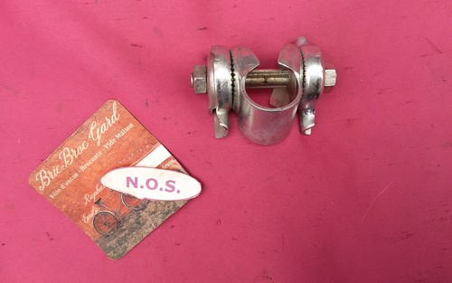 Nos neuf seatpost clamp steel - seatpost,