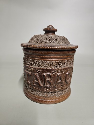 Ancien pot tabac grès - pot,