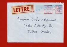 BV13-ENVELOPPE-AUTOGRAPHE-JÉRÔME MESNAGER-ARTISTE PEINTRE-LITHOGRAPHE-1993