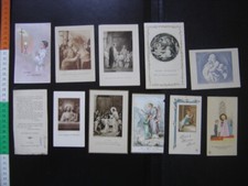 LOT de CARTES RELIGIEUSES HOLY CARD IMAGES PIEUSES SANTINI RELIGION CATHOLIQUE
