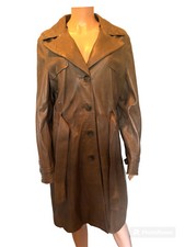 Oakwood manteau cuir marron - oakwood,