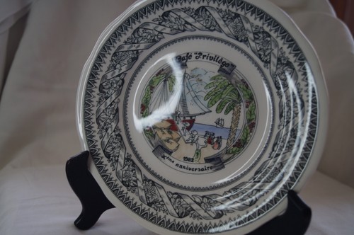 Assiette gien publicitaire - -,