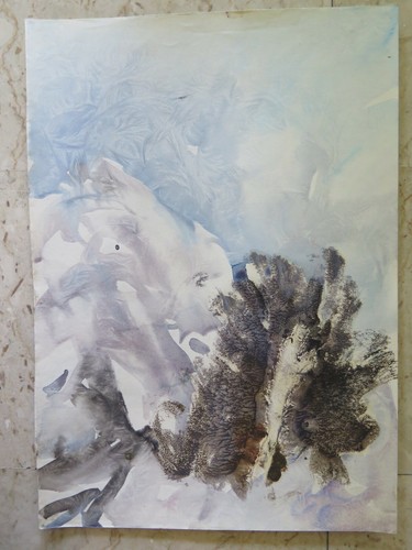 Vieux tableau paysage - vieux,