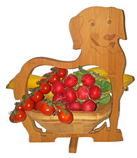 Chien Dog Coquille Panier