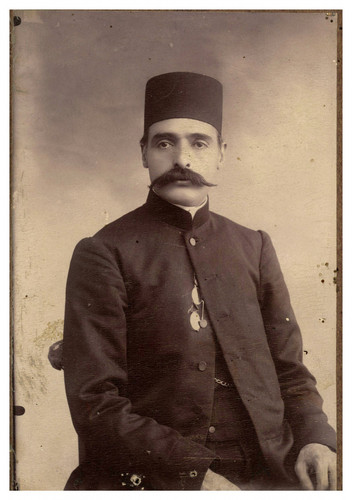 Portrait qajar elite - of,