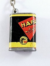 PORTE-CLES - HAFA 1960s ORIGINAL - BIDON HUILE 3D - MINIATURE - Vintage