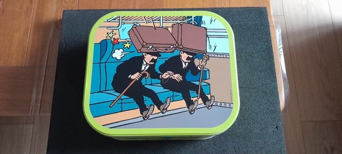 Boite tintin biscuit - boite, delacre