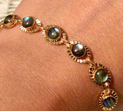 Plaqué 18k beau bracelet - or,