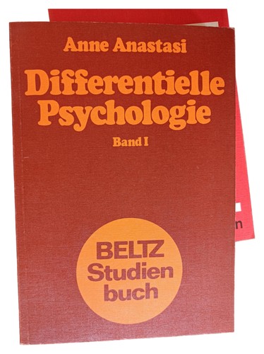 Anne anastasi psychologie - anne,