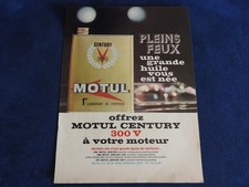 publicité automobile huile motul Century 300V