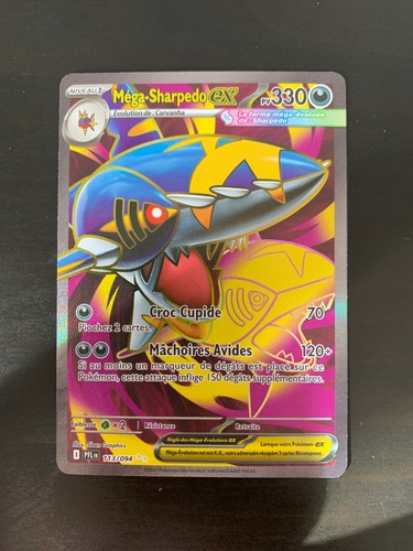 Carte pokémon méga sharpedo - carte, méga-sharpedo