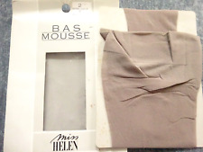 Bas nylon mousse gris
