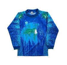 adidas Vintage Goalkeeper Maillot Jersey OM 1992-93 Template Long Sleeve Barthez