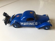 TRACTION AVANT CITROEN -COUPE    7 CV  MARINE NATIONALE  - 1/43 - GAZOGENE   -