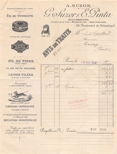 1908 fil patriote - fil, au