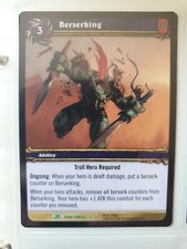 Wow Tcg Berserking #134 / DARK
